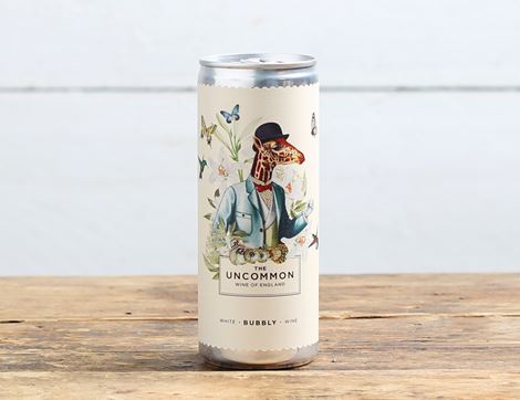 Bubbly White Wine in a Can, B Corp, Non-Organic, The Uncommon (250ml)