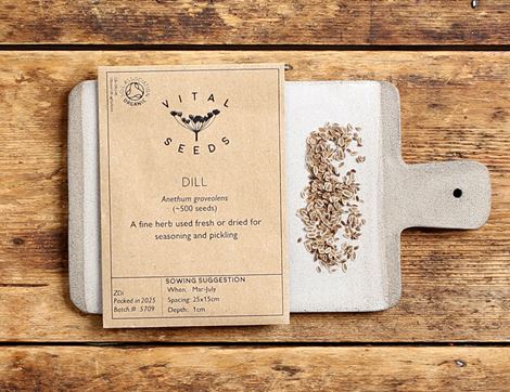 Dill Seeds, Organic, Vital Seeds