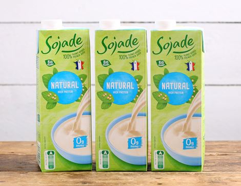 Natural Soya Drink, Organic, Sojade (3 x 1 litre)