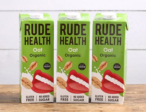 Oat Drink, Organic, Rude Health (3 x 1 litre)