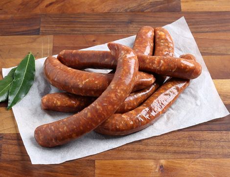 Lamb Merguez Sausages, Gluten Free, High Welfare, Non-Organic, Farmison & Co (400g)