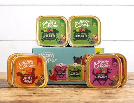 Wet Food Multipack for Dogs, B Corp, Non-Organic, Edgard & Cooper (6 x 100g)