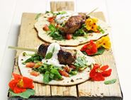 Lamb & Apricot Koftas with Spiced Flatbreads