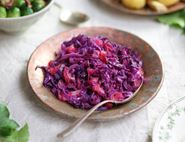 Honeyed Red Cabbage with Bramley Apples