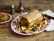 Jewelled Saffron Rice Stuffed Squash