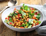 Curried Chickpea Chop Chop Salad