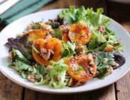 Apricot, Walnut & Barley Salad with Cardamom Dressing