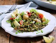 Roast Mackerel with a Citrus & Herb Crust