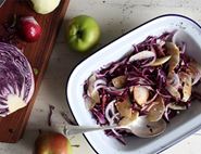 Braised Red Cabbage with Apple