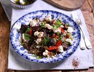 Roast Beet Couscous with Goat's Cheese & Sumach