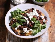 Black Bean & Goat’s Cheese Tostadas 