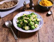 Buttery Sprouts with Garlic, Lemon & Thyme