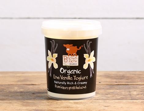 vanilla yogurt brown cow organics