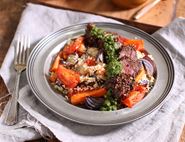 Spice Crusted Steak with Coriander Salsa