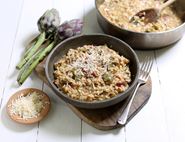 Smoked Lardon & Summer Artichoke Risotto