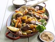 One Pan Lemon & Herb Lamb Roast