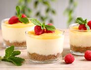 Lemon Curd Cheesecakes