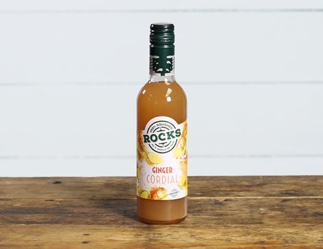 Ginger Cordial, Organic, Rocks (360ml)