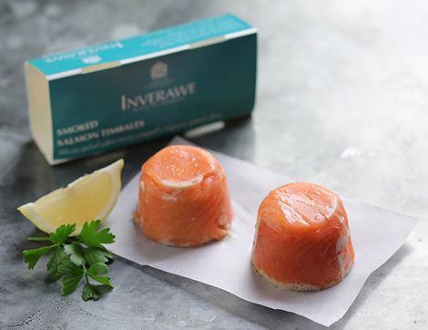 Smoked Salmon Parcels, Organic, Inverawe (2 x 80g)