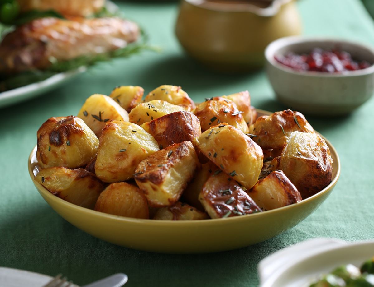 Crunchy Rosemary Roast Spuds