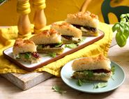 Burrata & Antipasti Focaccia Sandwiches