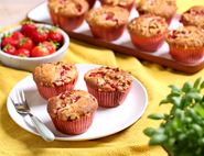 Strawberry PBJ Muffins