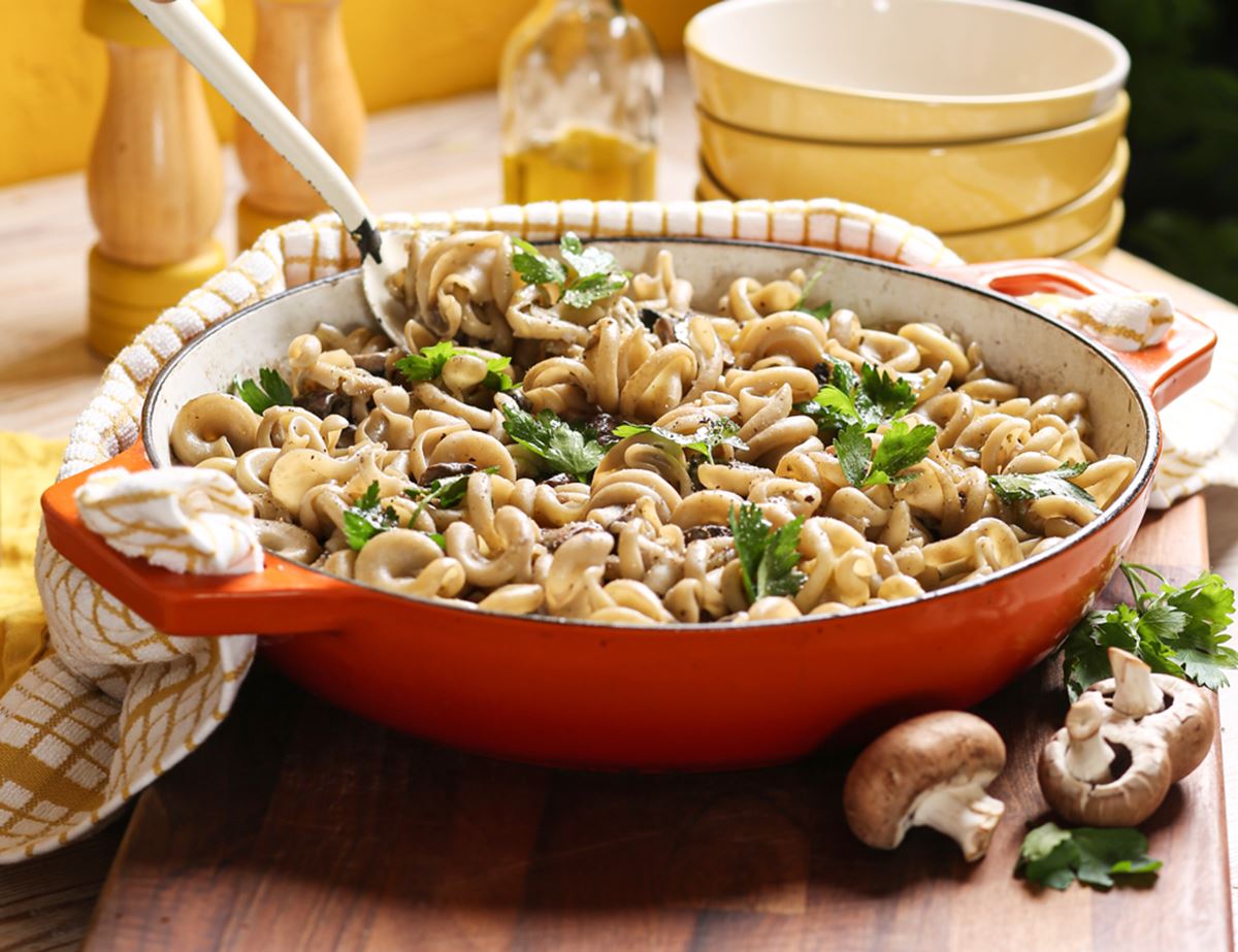 Creamy One Pot Mushroom Pasta