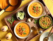 Sweet Potato, Peanut Butter & Coconut Soup