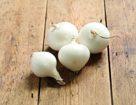 Onions, White Pearl, Organic (500g)