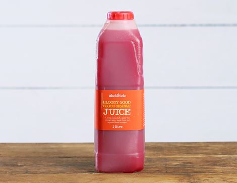 Blood Orange Juice, Organic, Abel & Cole (1 litre)