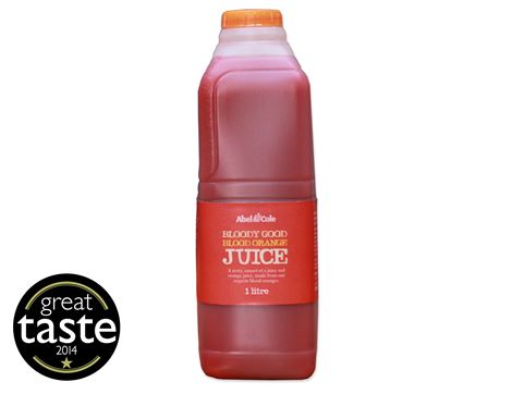 Blood Orange Juice, Organic, Abel & Cole (1 litre)