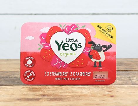 strawberry & raspberry fromage frais little yeos