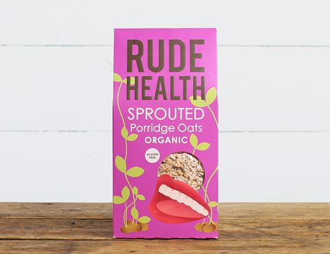 Sprouted Porridge Oats, Gluten Free, Organic, Rude Health (500g)