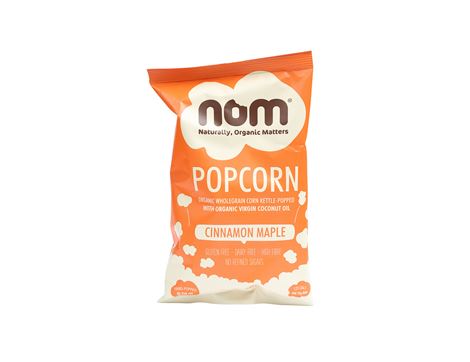 Cinnamon Maple Popcorn, Organic, Nom (20g) | Abel & Cole