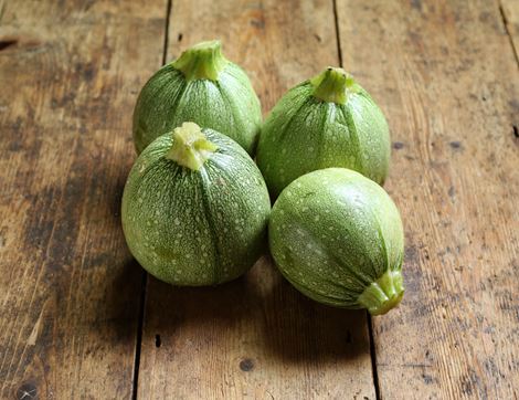 Round Courgettes, Organic (4 pieces)