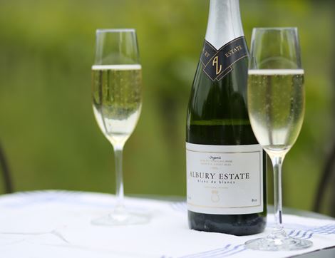 Albury Estate Blanc de Blancs, 2015, Organic (75cl)