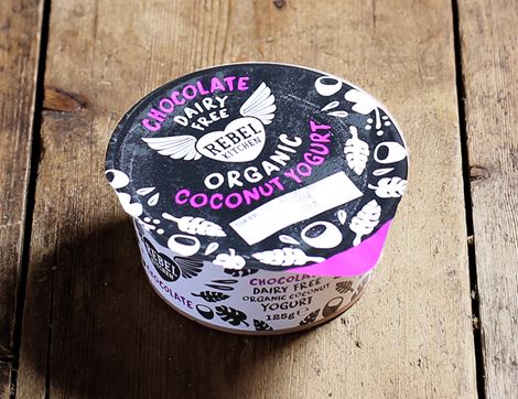 Chocolate, Dairy Free, Coconut Yogurt, Organic, Rebel Kitchen (125g)