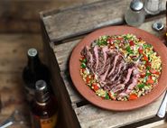 Rib Eye Steak & Lentil Salad