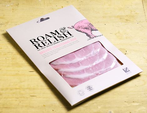 Traditional Ham, Sliced, Organic, Roam & Relish (100g)