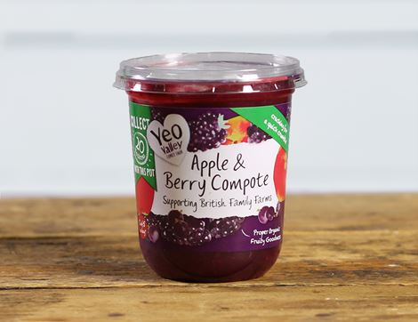 Apple & Berry Compote, Organic, Yeo Valley (450g)