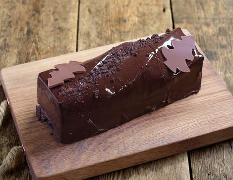 Chocolate & Orange Yule Log, Organic, Daylesford (750g)