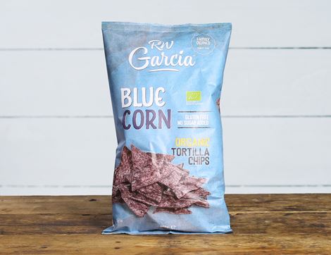 Blue Corn Tortillas, Organic, RW Garcia (150g)