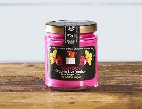 Beetroot Yogurt, Organic, Brown Cow Organics (170g)