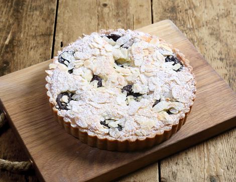 Apricot & Almond Tart, Organic, Famous Hedgehog Bakery (640g) | Abel & Cole