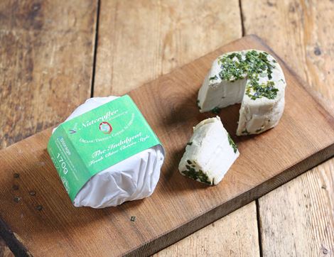 Aged Chive Chèvre Style Cashew Cheese Alternative, Organic, Nutcrafter Creamery (170g)