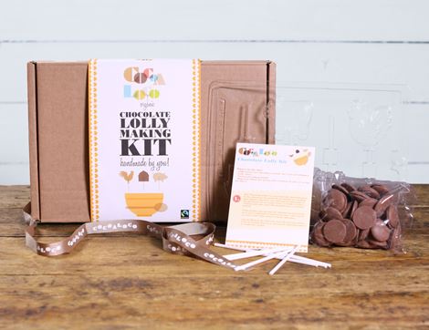 Chocolate Lolly Making Kit, Organic, Cocoa Loco (250g)