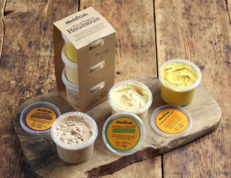 trio of houmous abel & cole 300g