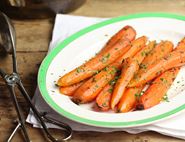 Braised Mustard & Honey Carrots