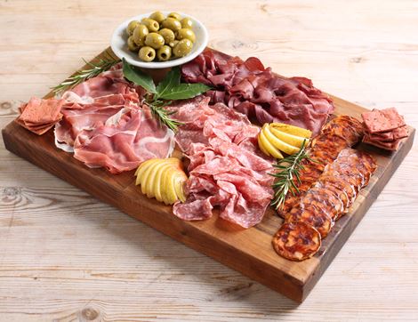 the christmas charcuterie selection 