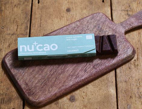 Coconut Raw Chocolate Bar, Organic, nucao (40g)